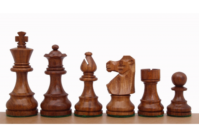 Piezas de ajedrez French Staunton Acacia/Boj 3,5